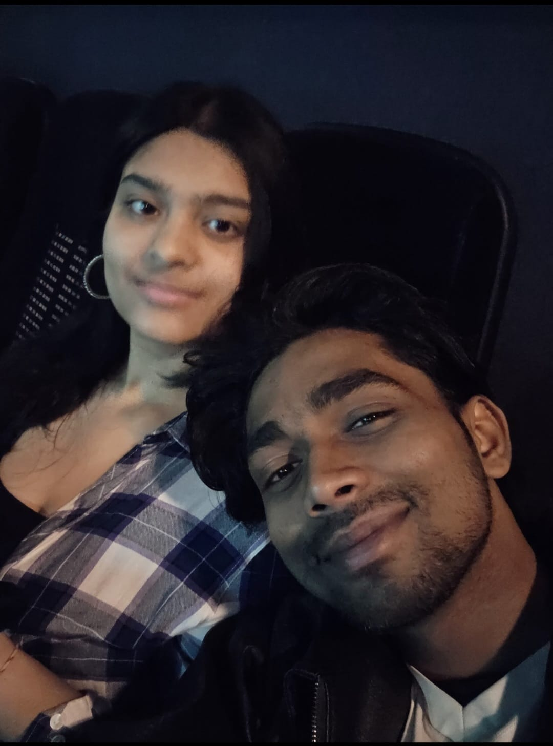 Our first movie date — Veer and Elina