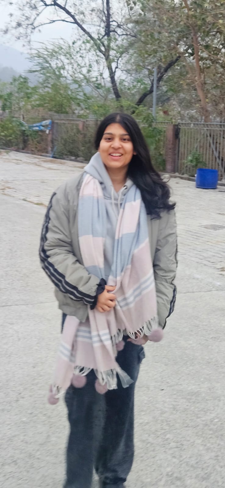 Cold day, warmest smile.