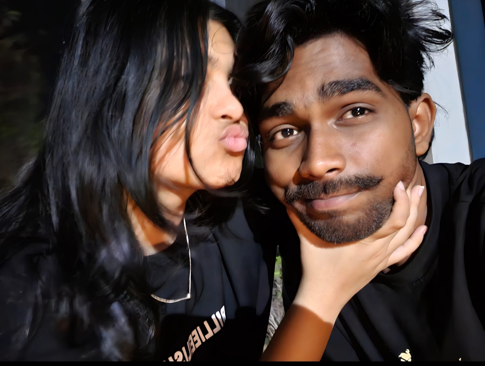 That cheek-kiss that melts the whole world.